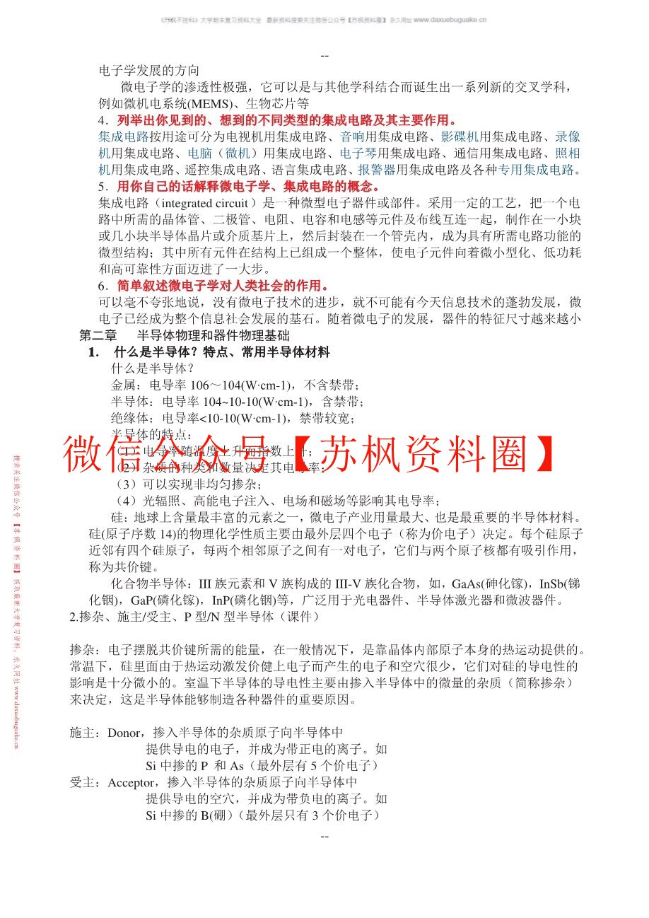 微电子技术概论